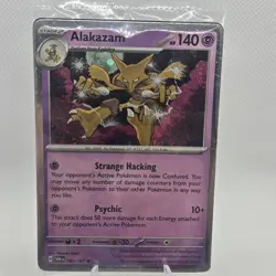 Pokemon TCG Sealed Alakazam 82/167 Twilight Masquerade Cosmos Holo - Image 1