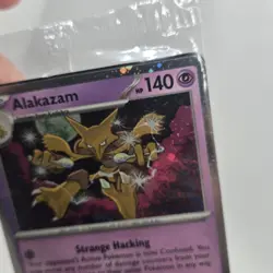 Pokemon TCG Sealed Alakazam 82/167 Twilight Masquerade Cosmos Holo - Image 2