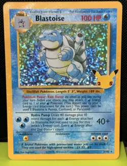 Pokemon Blastoise Holo 2/102 - 25th Anniversary Celebrations 2021 - Near Mint - Image 1