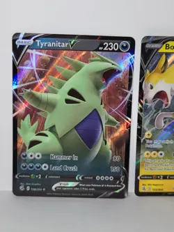 Tyranitar 158/264, Boltund 103 & Greedent 217 Fusion Strike V Lot Pokemon TCG - Image 3