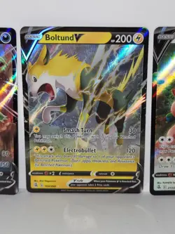 Tyranitar 158/264, Boltund 103 & Greedent 217 Fusion Strike V Lot Pokemon TCG - Image 4