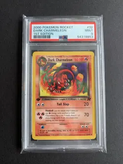 Pokemon Dark Charmeleon 1st Edition Rocket 32/82 PSA 9 (54318853) - Image 1