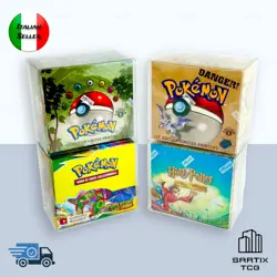 Pokemon Custodia in Plastica Booster Box 36 Protector Case display Harry Potter - Image 2