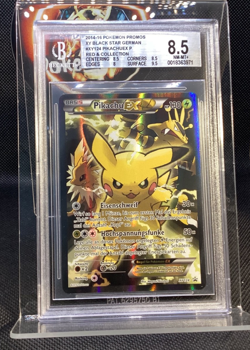 2014 Pokemon XY Black Star Promos Pikachu Ex XY124 rare german - strong BGS 8.5 - Image 5