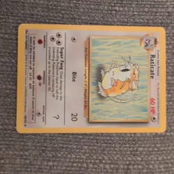 Pokemon TCG Raticate Base Set 40/102 - Image 1