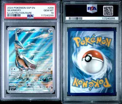 2024 Pokemon SSP Skarmory Illustration Rare PSA 10 Gem Mint #209 - Image 3