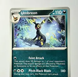 Umbreon 130/197 (NM) Uncommon Scarlet & Violet: Obsidian Flames 2023 Pokemon - Image 3