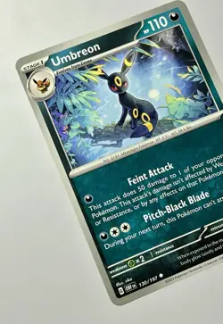 Umbreon 130/197 (NM) Uncommon Scarlet & Violet: Obsidian Flames 2023 Pokemon - Image 4