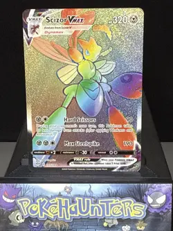 Pokemon Card Scizor Vmax 193/189 Darkness Ablaze Secret Rare Near Mint - Image 1