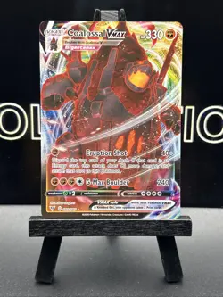 Coalossal VMAX Full Art Pokemon Card Vivid Voltage 099/185 Holo 2020 NM - Image 2