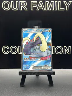 Great Tusk EX 230/198 Scarlet & Violet Base Set Full Art Pokemon Card Holo LP - Image 1