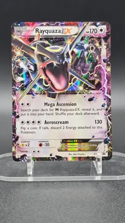 Pokemon TCG Rayquaza EX XY69 XY Black Star Promo Holo Card NM/LP Condition - Image 1