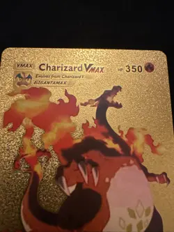 Pokemon Charizard VMAX G-Max Wildfire Gold Foil Fan Art Card #143/293 - Image 4
