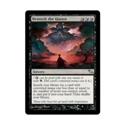 WOTC MtG Shadowmoor Beseech the Queen (U) EX - Image 1