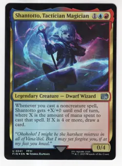 MTG Final Fantasy Foil Uncommon #0241 Shantotto Tactician Magician - Image 1