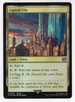 MTG Final Fantasy Foil Uncommon #0274 Capital City - Image 1