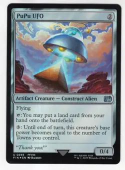 MTG Final Fantasy Foil Uncommon #0266 Pupu UFO - Image 1