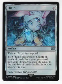 MTG Final Fantasy Foil Uncommon #0256 Elixir - Image 1