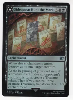 MTG Final Fantasy Foil Uncommon #0119 Sidequest Hunt The Mark - Image 1