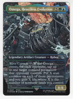 MTG Final Fantasy Foil Uncommon #0347 Omega Heartless Evolution - Image 1