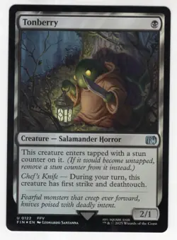 MTG Final Fantasy Foil Uncommon #0122 Tonberry - Image 1
