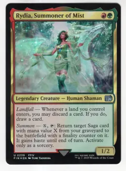 MTG Final Fantasy Foil Uncommon #0239 Rydia Summoner Of Mist - Image 1