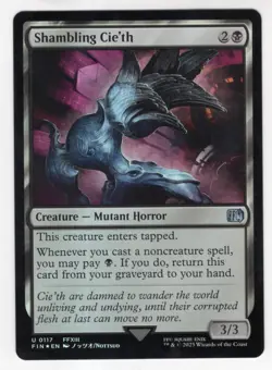 MTG Final Fantasy Foil Uncommon #0117 Shambling Cie'th - Image 1