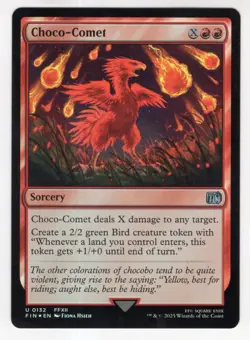 MTG Final Fantasy Foil Uncommon #0132 Choco Comet - Image 1