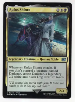 MTG Final Fantasy Foil Uncommon #0238 Rufus Shinra - Image 1