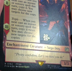 Summon: G.F. Cerberus - Pre-release Foil Stamped Promo - Final Fantasy MTG - Image 2