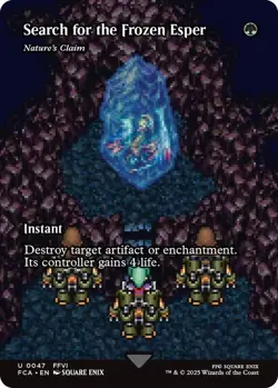 MTG Final Fantasy Through The Ages #0047 Search For The Frozen Esper - Image 1