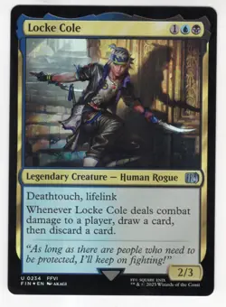 MTG Final Fantasy Foil Uncommon #0234 Locke Cole - Image 1