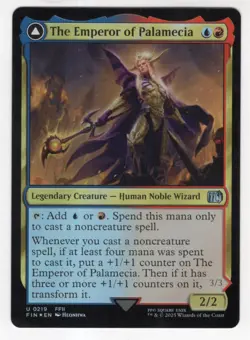 MTG Final Fantasy Foil Uncommon #0219 The Emperor Of Palamecia - Image 1
