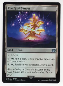 MTG Final Fantasy Foil Uncommon #0279 The Gold Saucer - Image 1