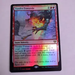 1x Tundra Fumarole FOIL Kaldheim MTG Magic the Gathering NM - Image 1