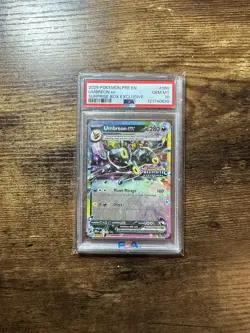 Pokemon Umbreon EX Surprise Box 060/131 Prismatic Evolutions Stamp PSA 10 - Image 1