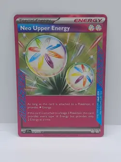 Pokemon TCG Neo Upper Energy 162/162 Temporal Forces ACE Spec Pack Fresh NM+ - Image 1