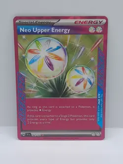 Pokemon TCG Neo Upper Energy 162/162 Temporal Forces ACE Spec Pack Fresh NM+ - Image 2