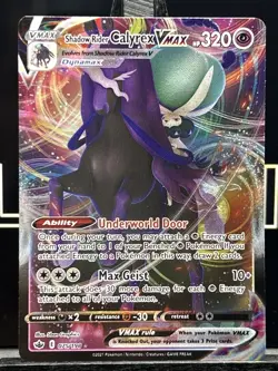 Shadow Rider Calyrex VMAX Ultra Rare SWSH06: Chilling Reign #075/198 Pokemon NM - Image 3