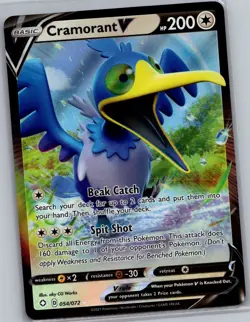 Cramorant V 054/072 - Pokemon Sword & Shield: Shining Fates - Ultra Rare (NM) - Image 1