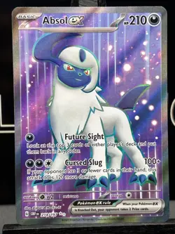 Absol ex 214/197 Obsidian Flames Full Art Ultra Rare Pokemon Holo LP - Image 3