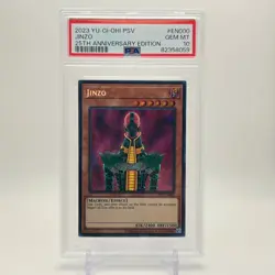 Yugioh Jinzo PSV-EN000 Secret Rare 25th Anniversary PSA 10 GEM MINT - Image 1