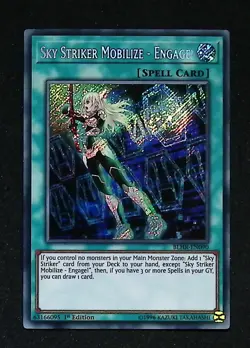 Sky Striker Ace - Engage - BLHR-EN090 - Secret Rare - 1st Edition - Yugioh - Image 1