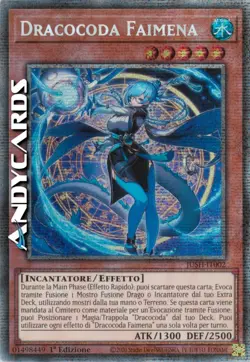 DRACOCODA FAIMENA (Dracotail Faimena) Rara Starlight • JUSH IT002 • 1Ed • Yugioh - Image 1