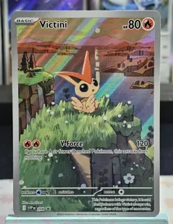 Victini 208 SVP: Scarlet & Violet Promo Card Holo MINT - Perfect Centering! - Image 1