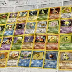 Pokemon Base Set 2 Non Holo Lot of 44 Cards WOTC TCG LP/NM Pokemon - NO DUPES - Image 3