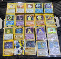 Pokemon Card Holo Foil Base Collection Fossil Original Moderate Heavy 42 Cards - Image 1