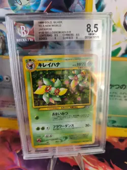 Pokemon Card Blubella Bellossom Neo Genesis GSNW Holo Japanese BGS Beckett 8.5 - Image 1
