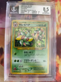 Pokemon Card Blubella Bellossom Neo Genesis GSNW Holo Japanese BGS Beckett 8.5 - Image 2