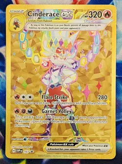 Cinderace ex 163 Sv: Scarlet & Violet Promo Cards Holo - Image 1